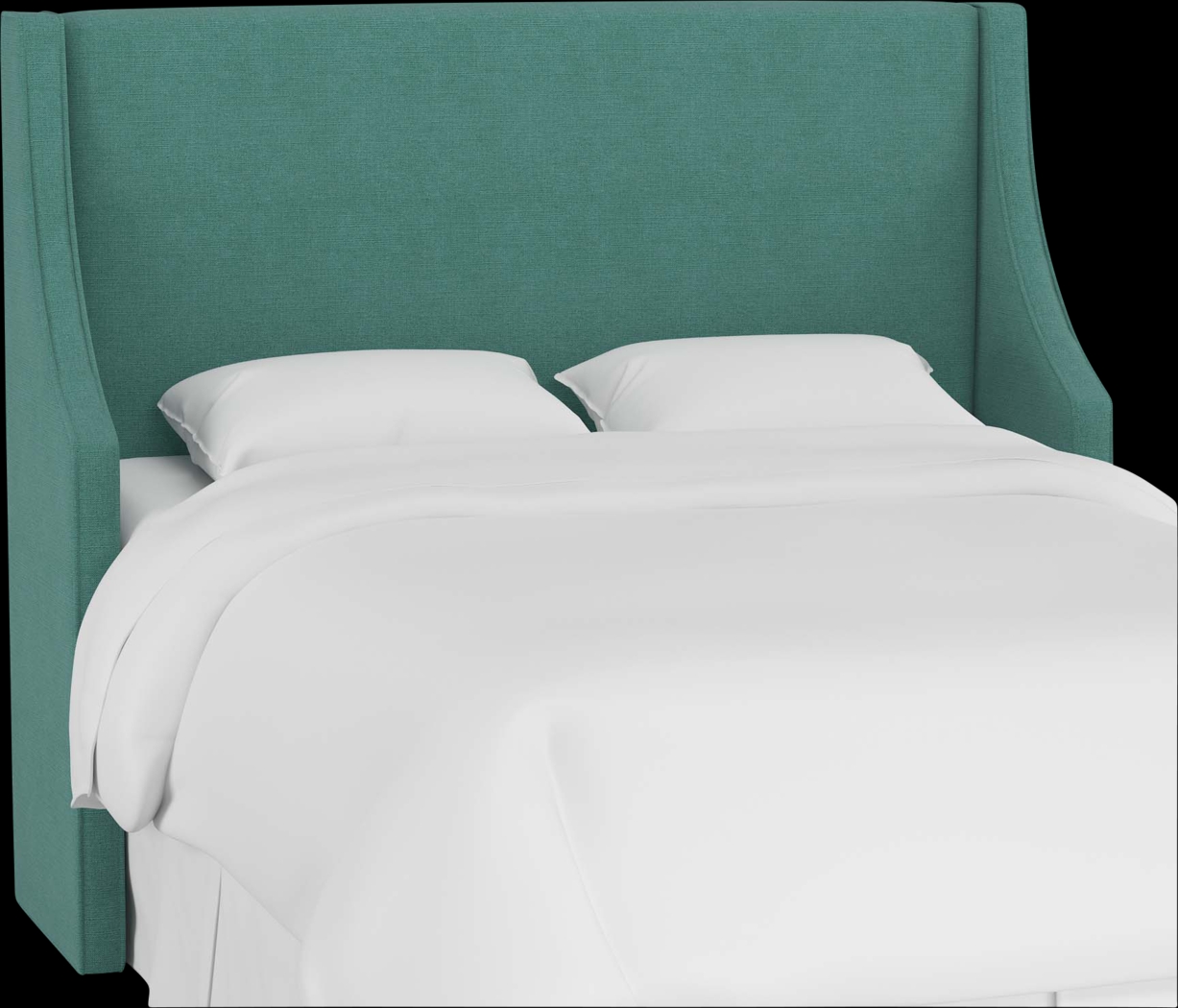 Allyena Teal Twin Headboard - Thumbnail - Image 1