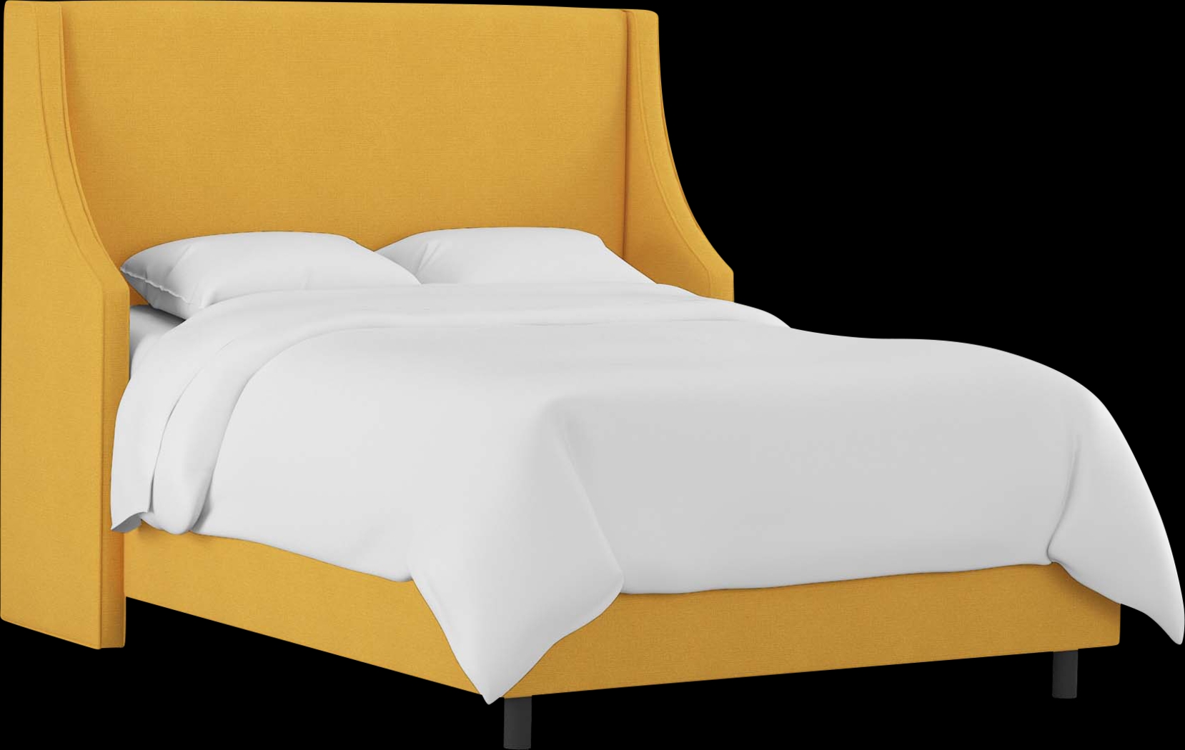 Allyena Yellow California King Bed - Thumbnail - Image 1