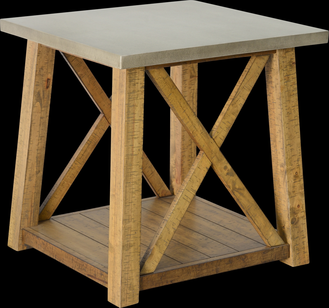 Allyson Natural End Table - Thumbnail - Image 1