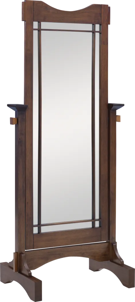 Almanzor Brown Cheval Mirror - Thumbnail - Image 1