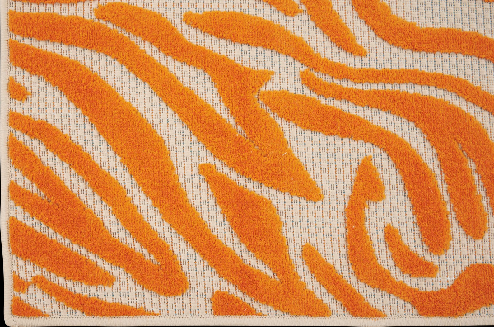 Almarie Orange 8' x 11' Indoor/Outdoor Rug - Thumbnail - Image 4