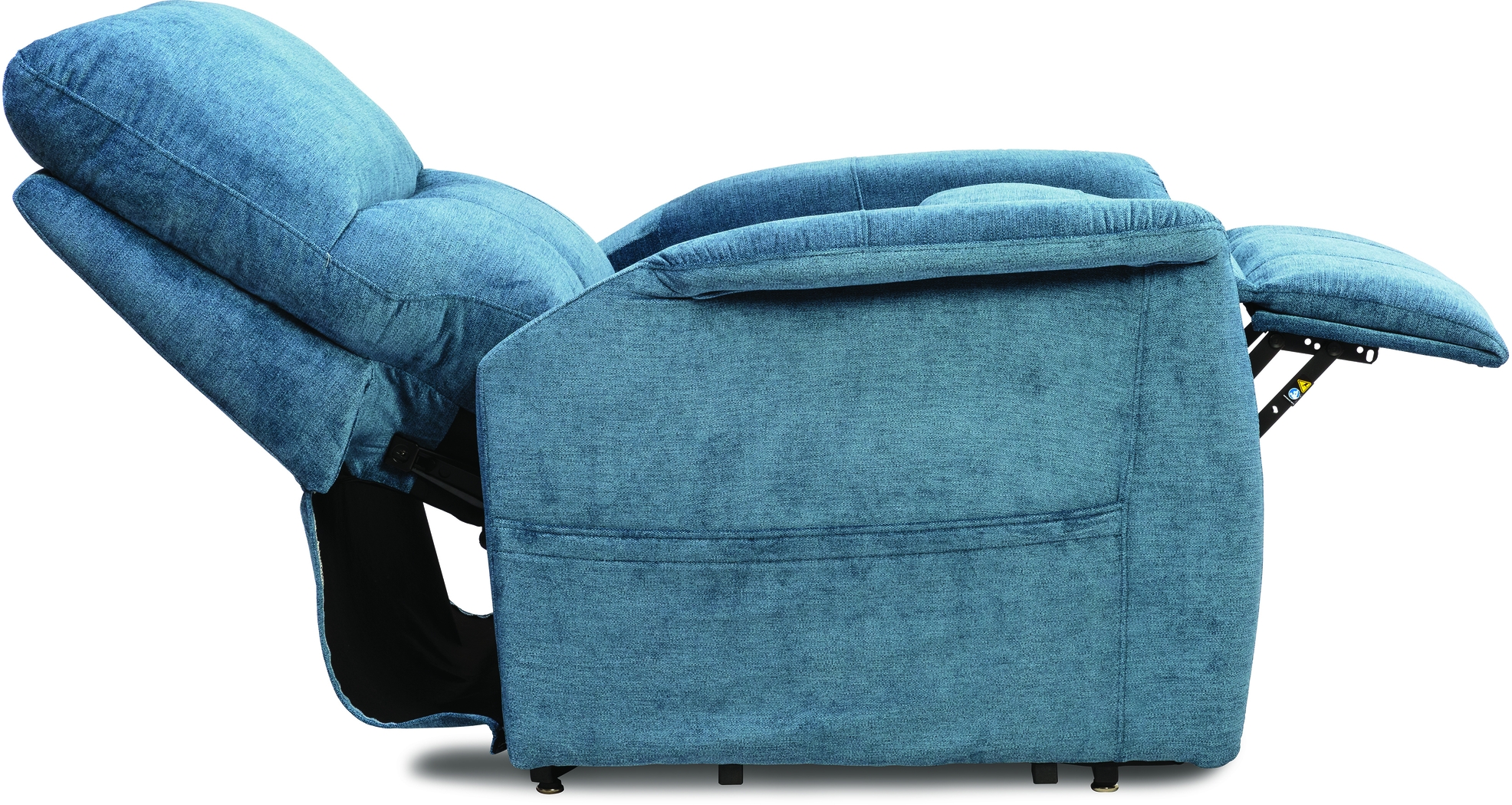 Almeece Blue Lift Chair Power Recliner - Thumbnail - Image 3