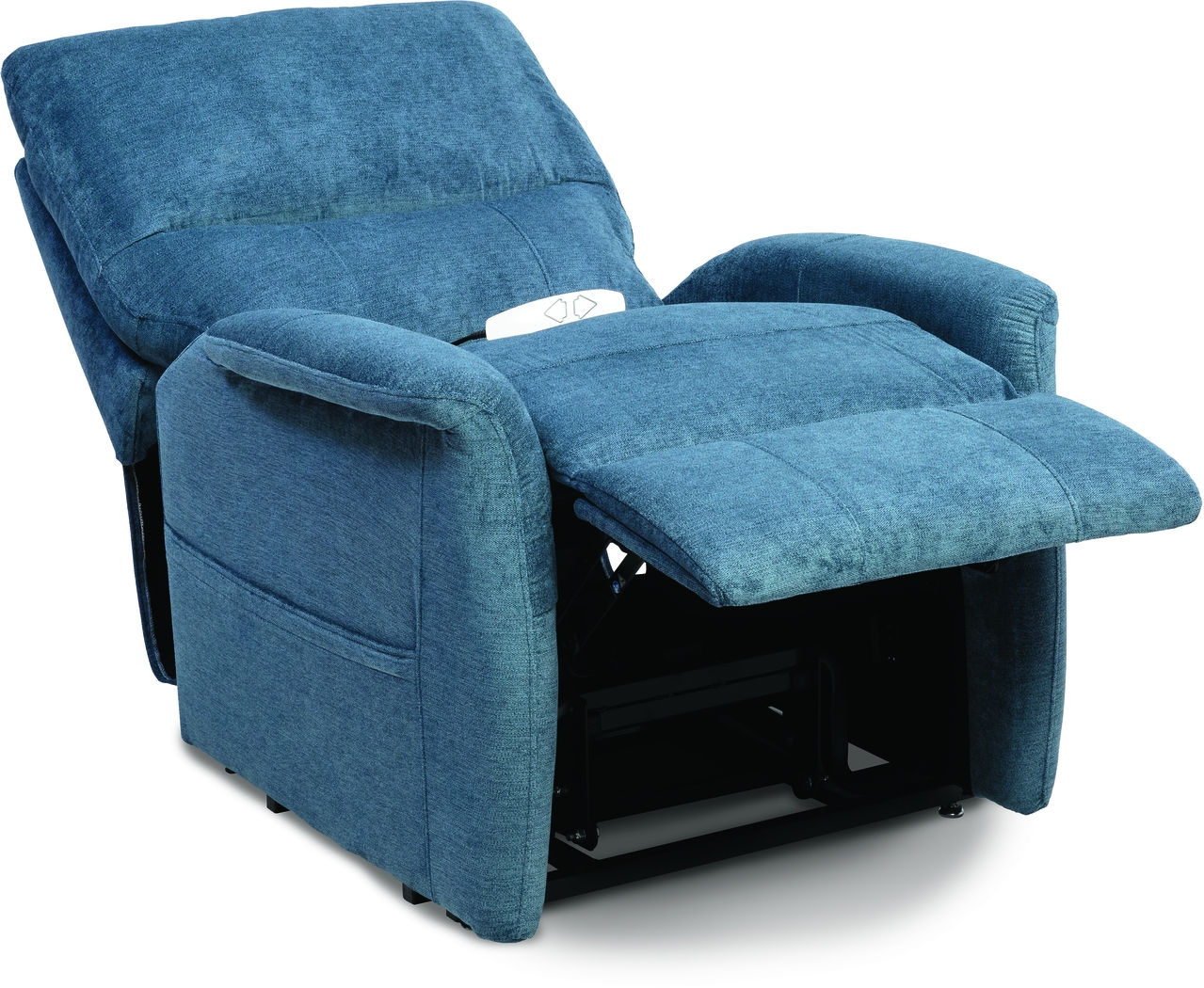 Almeece Blue Lift Chair Power Recliner - Thumbnail - Image 4