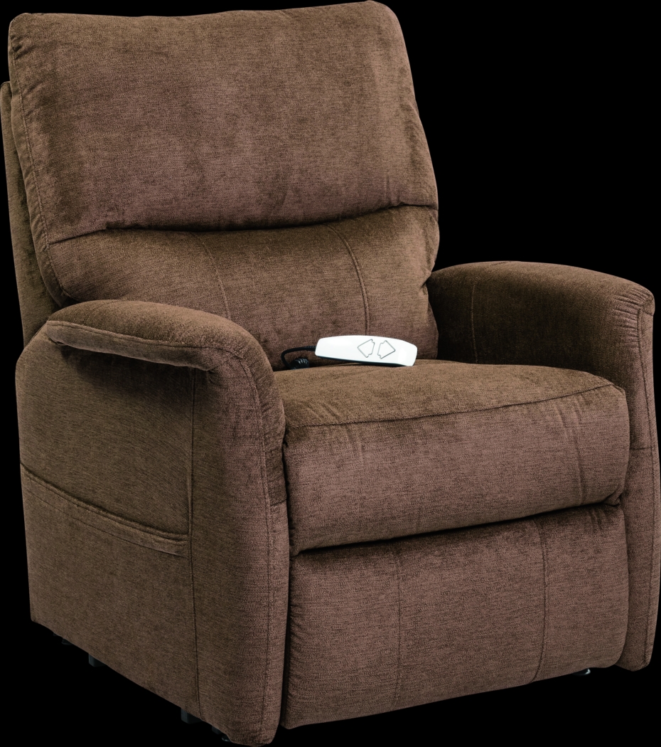 Almeece Brown Lift Chair Power Recliner - Thumbnail - Image 1