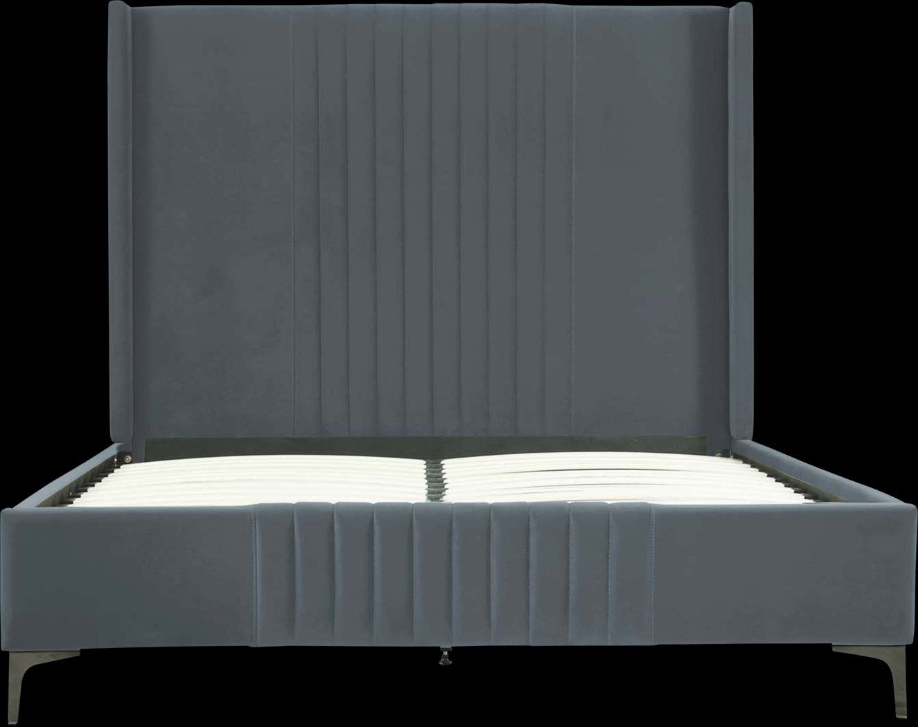 Almendra Gray Queen Bed - Thumbnail - Image 3