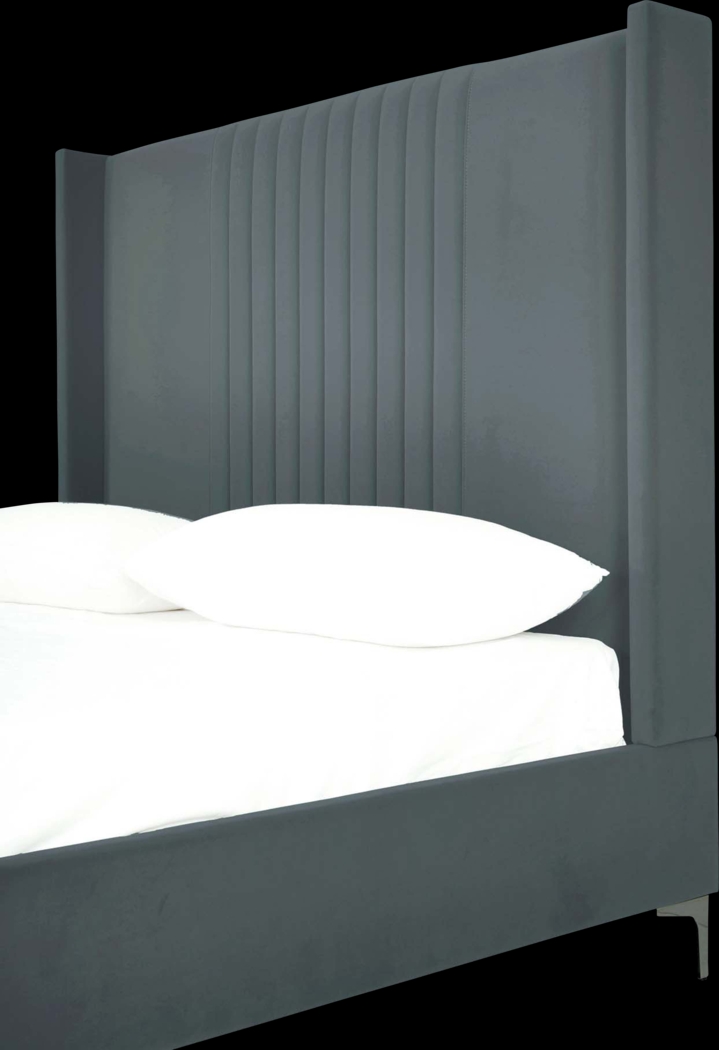 Almendra Gray Queen Bed - Thumbnail - Image 6