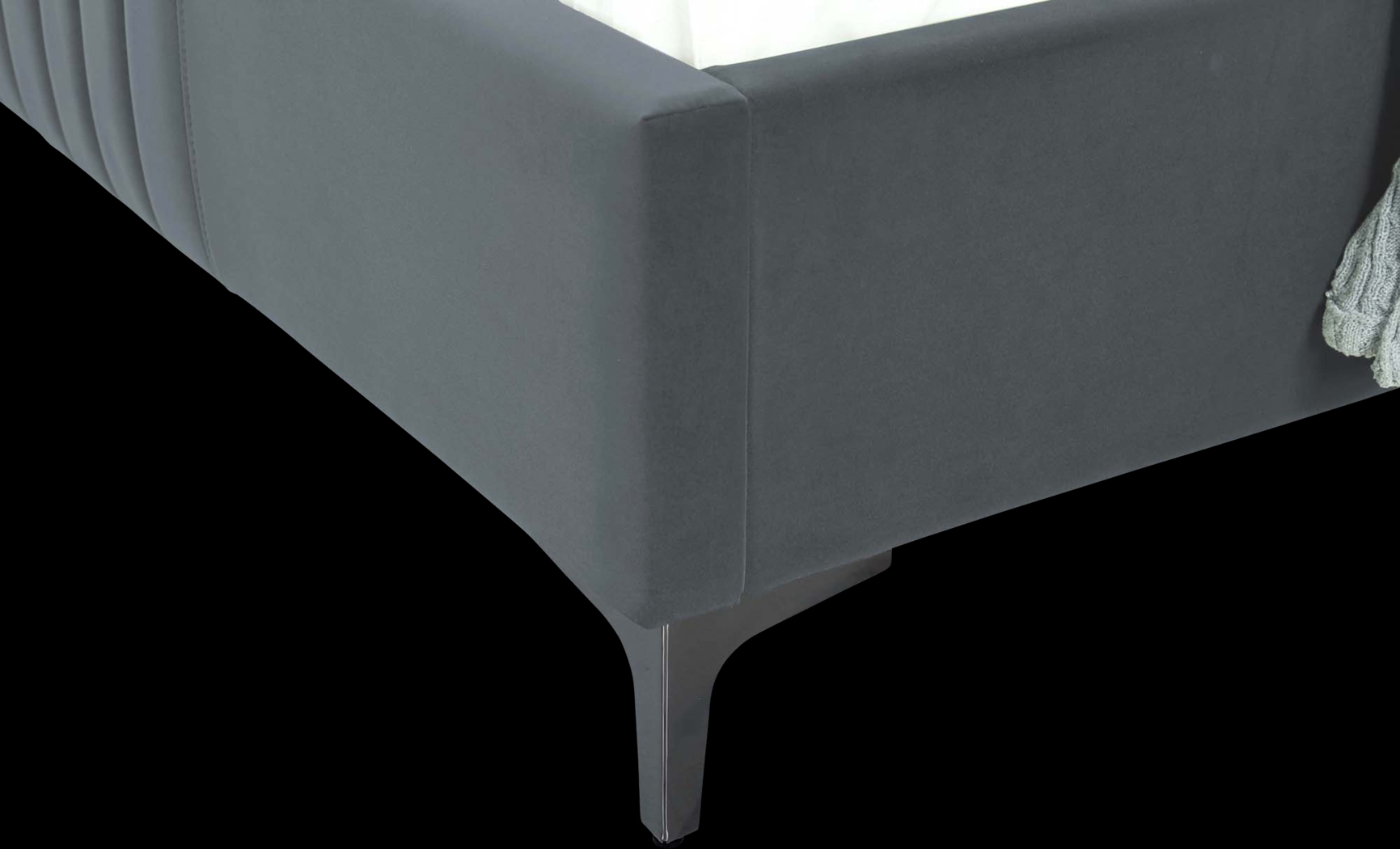 Almendra Gray Queen Bed - Thumbnail - Image 7