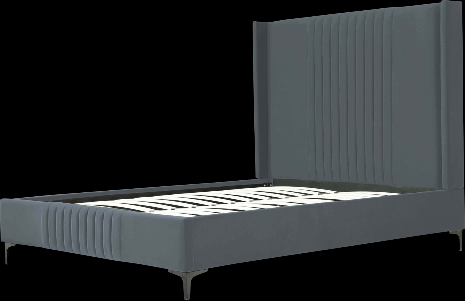 Almendra Gray Queen Bed - Thumbnail - Image 9