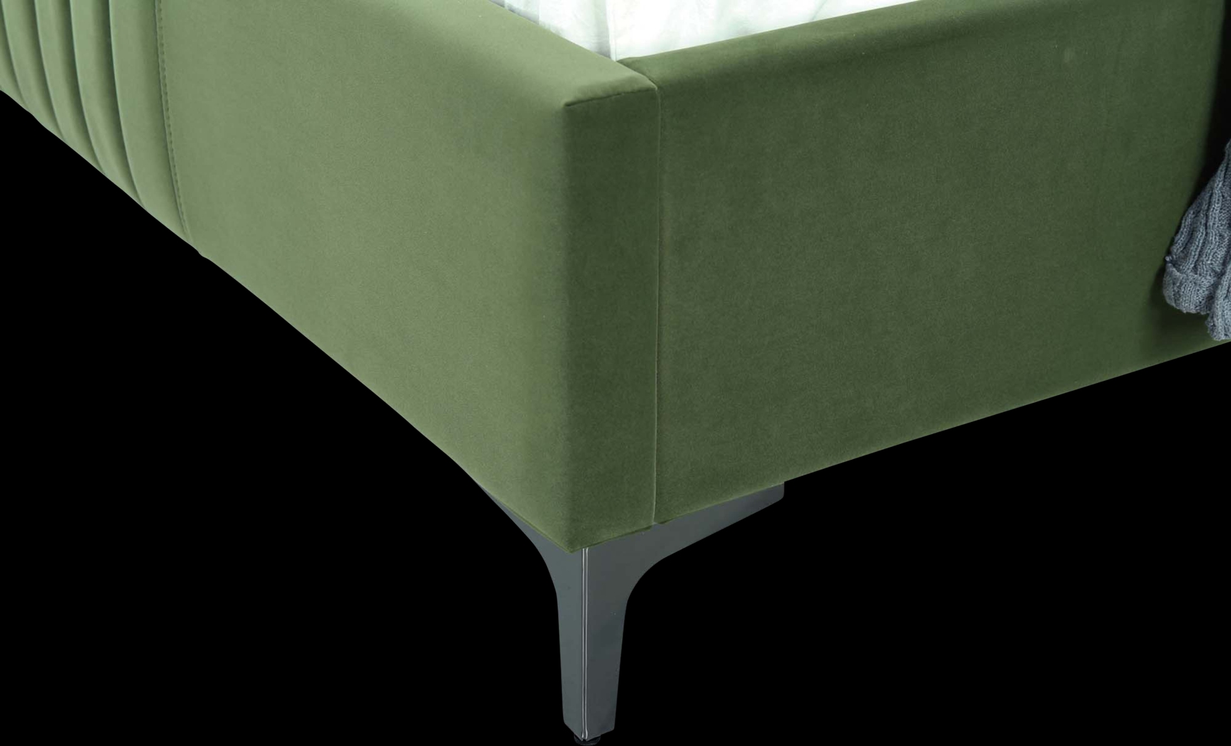 Almendra Green Queen Bed - Thumbnail - Image 7