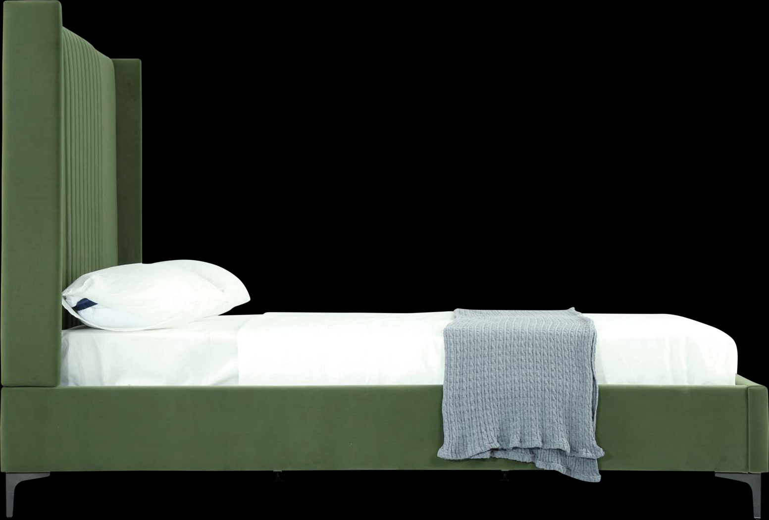 Almendra Green Queen Bed - Thumbnail - Image 8