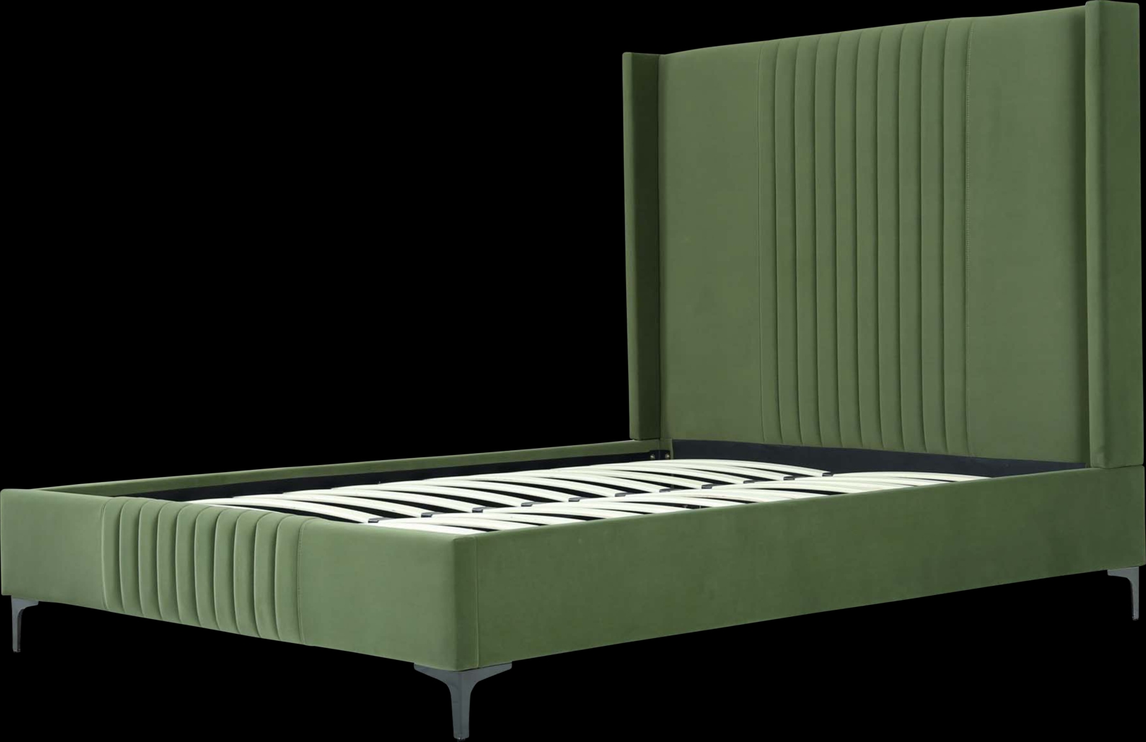 Almendra Green Queen Bed - Thumbnail - Image 9