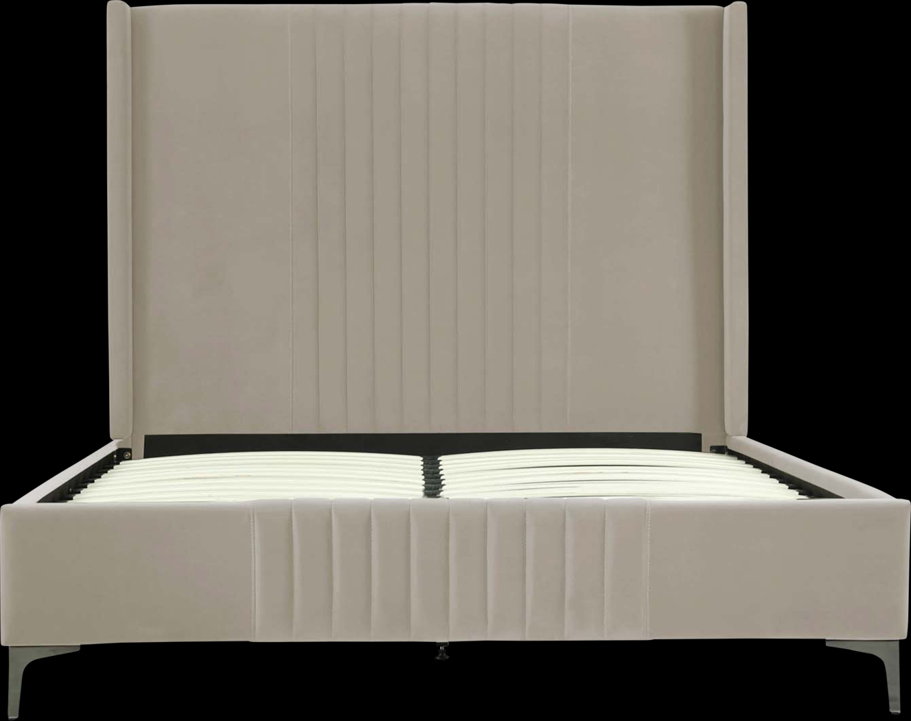 Almendra Taupe Queen Bed - Thumbnail - Image 3