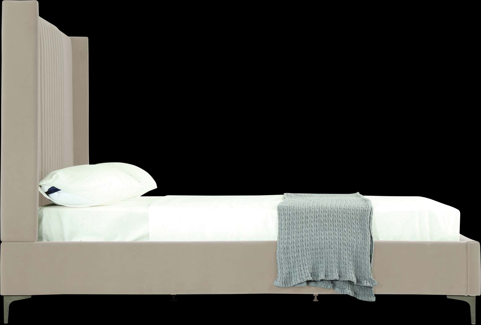 Almendra Taupe Queen Bed - Thumbnail - Image 8