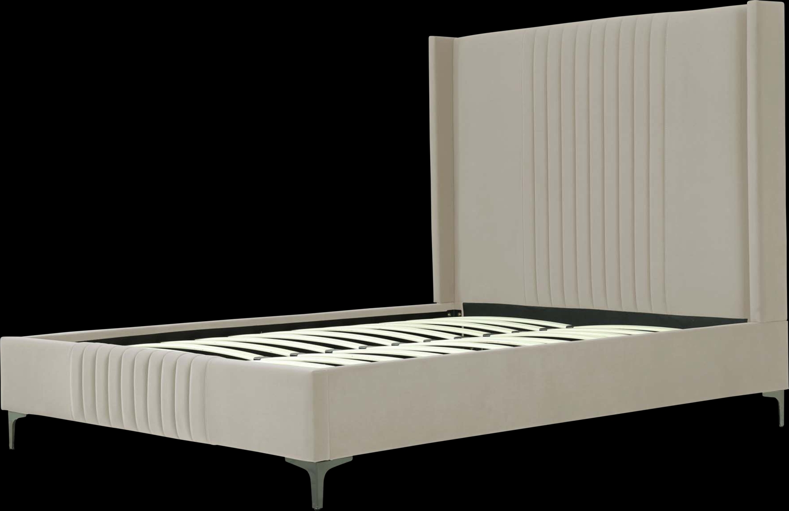 Almendra Taupe Queen Bed - Thumbnail - Image 9