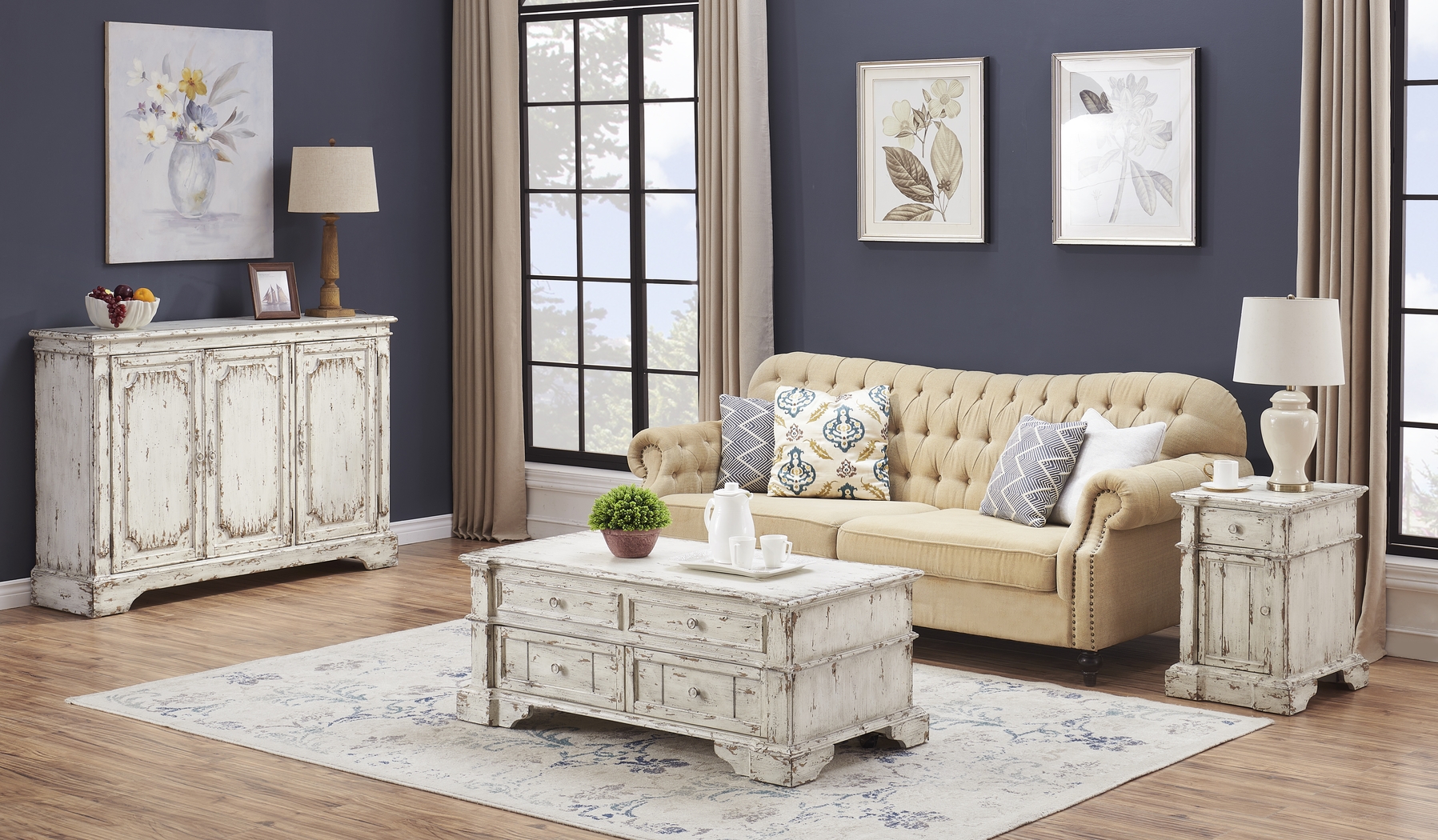 Almington Cream Cocktail Table - Thumbnail - Image 8