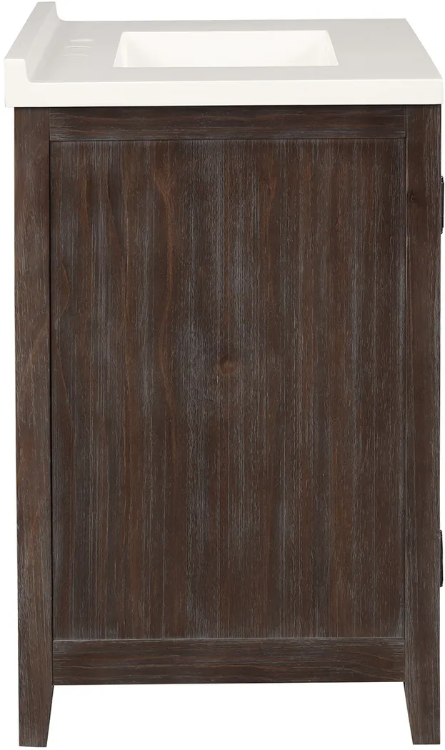 Almone Brown Single Vanity Sink - Thumbnail - Image 2