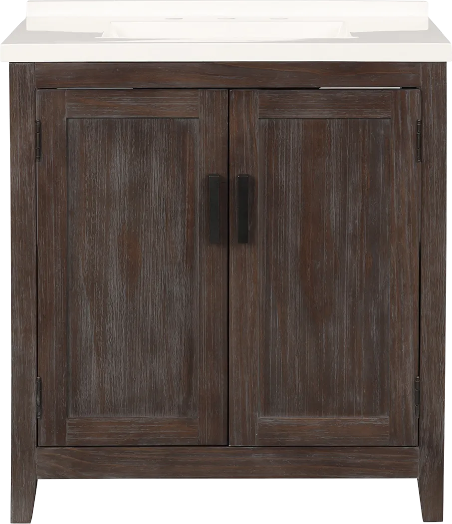 Almone Brown Single Vanity Sink - Thumbnail - Image 1