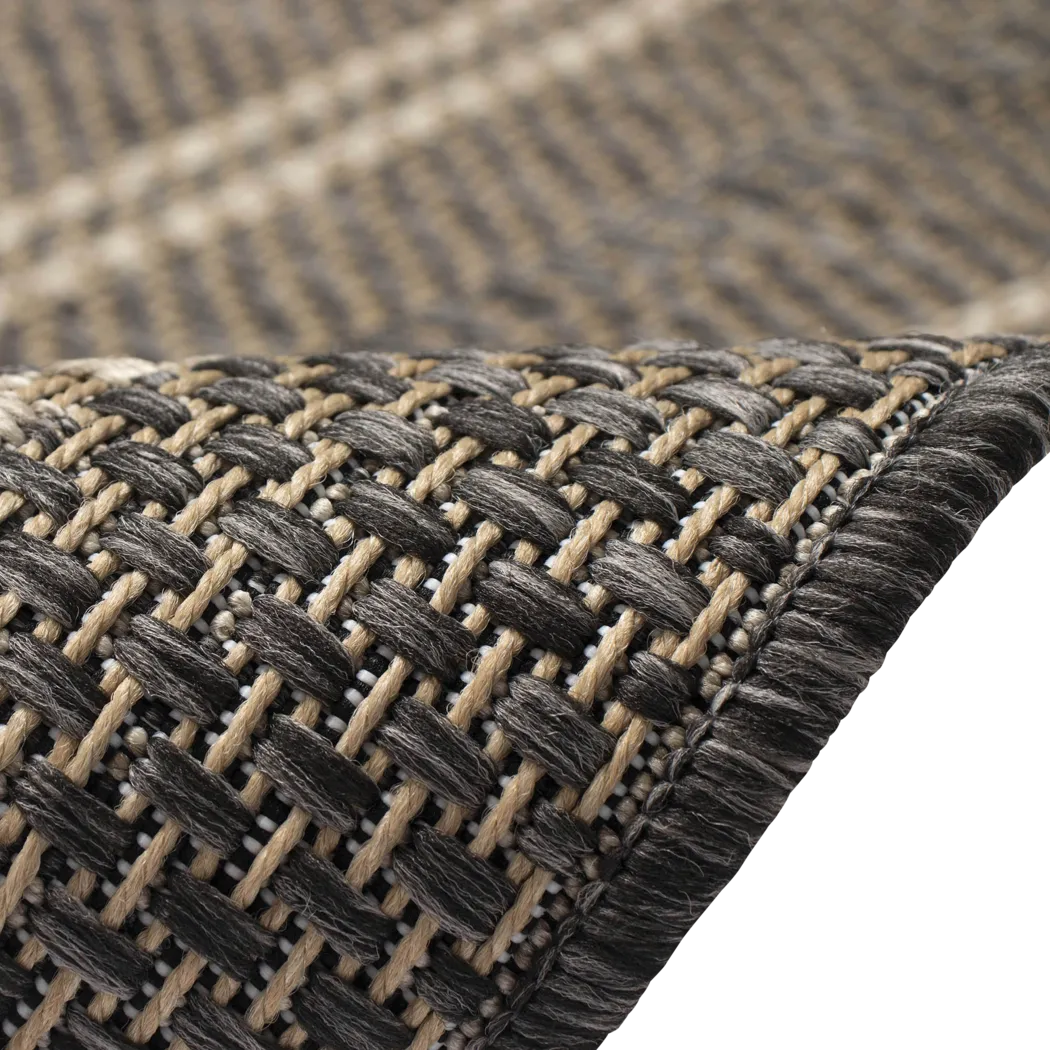 Almoris Black 6'6 x 9'4 Indoor/Outdoor Rug - Thumbnail - Image 8