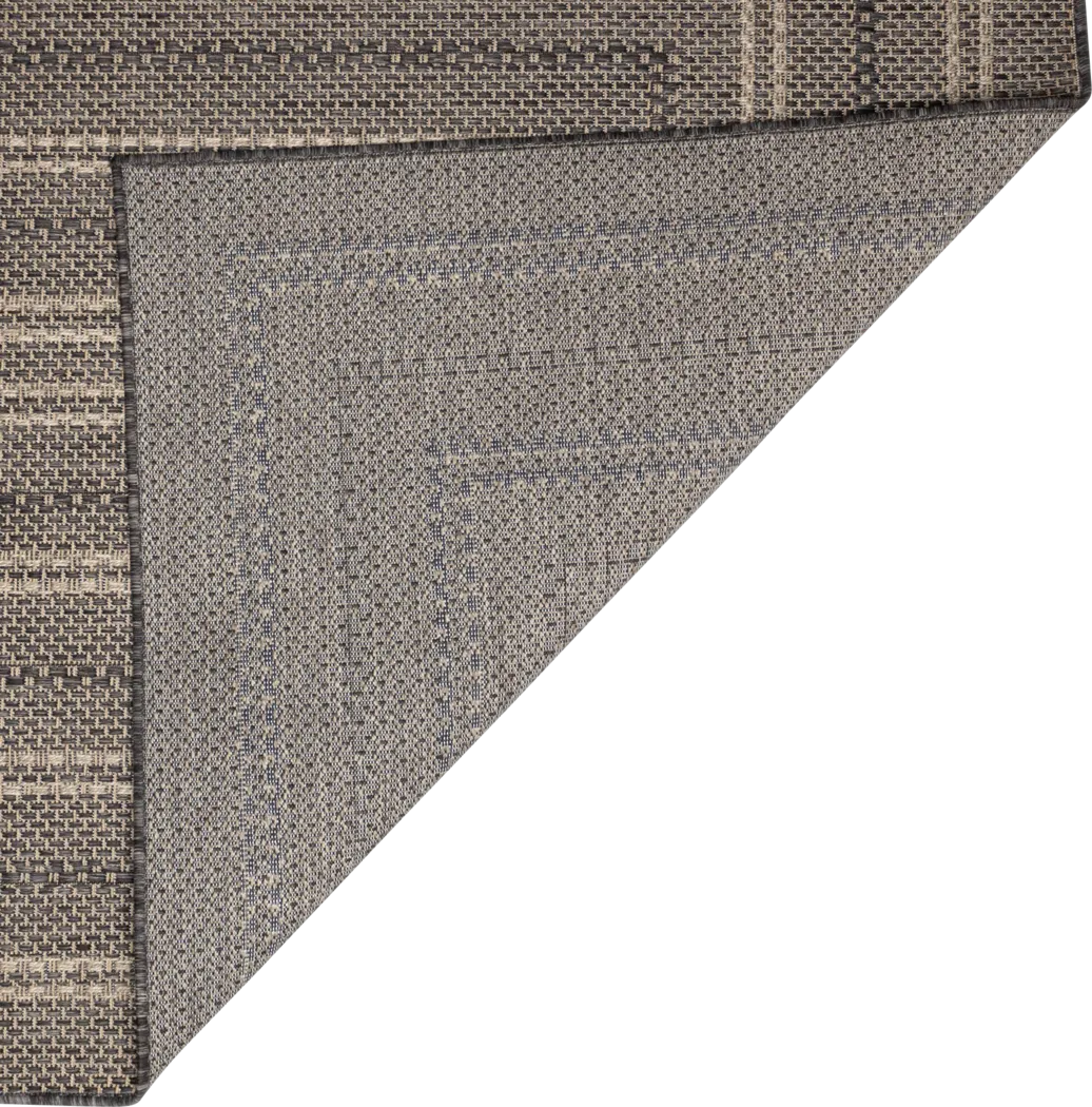 Almoris Black 7'10 x 9'10 Indoor/Outdoor Rug - Thumbnail - Image 5