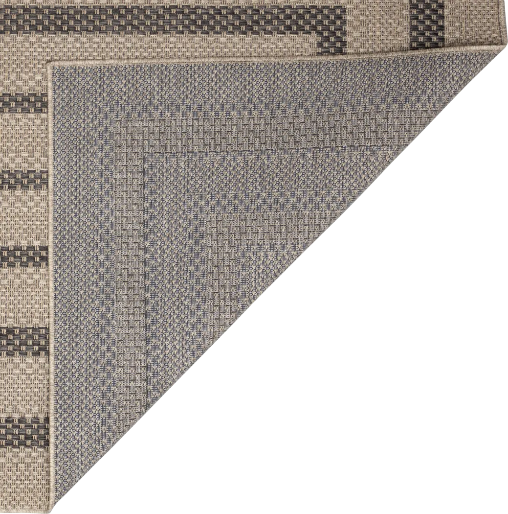 Almoris Taupe 6'6 x 9'4 Indoor/Outdoor Rug - Thumbnail - Image 5