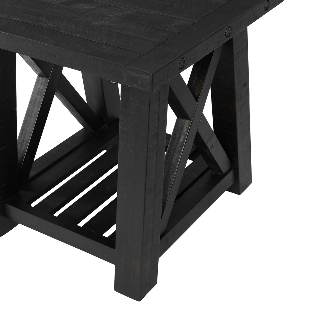 Almoure Way Black End Table - Thumbnail - Image 2