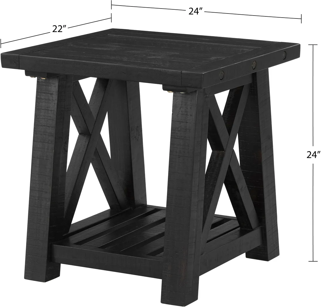 Almoure Way Black End Table - Thumbnail - Image 6