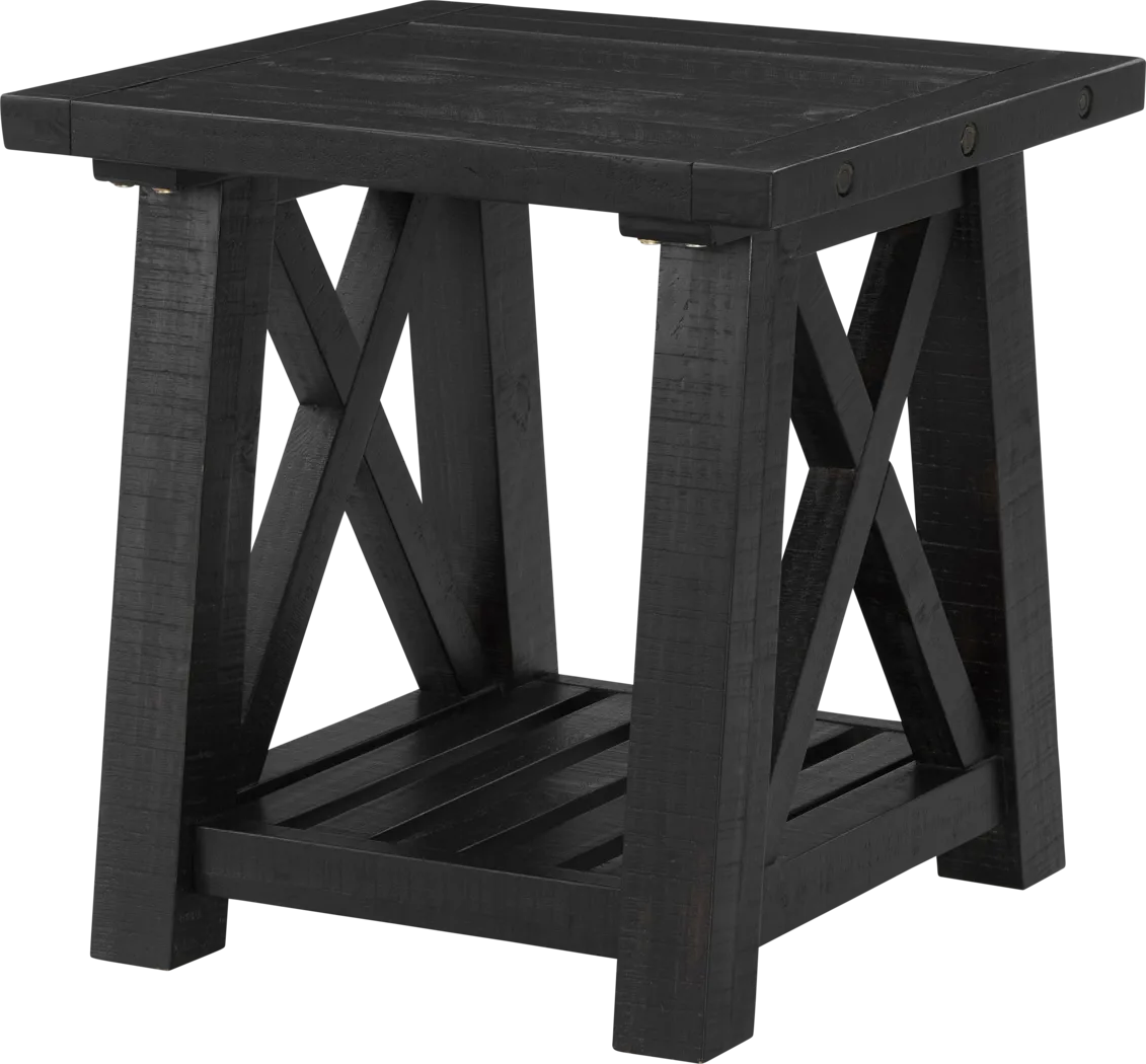 Almoure Way Black End Table - Thumbnail - Image 1