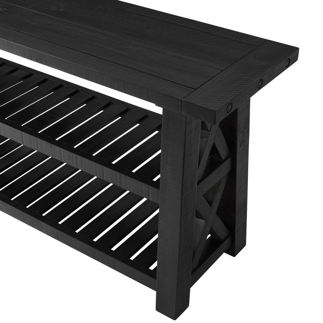 Almoure Way Black Sofa Table - Thumbnail - Image 2