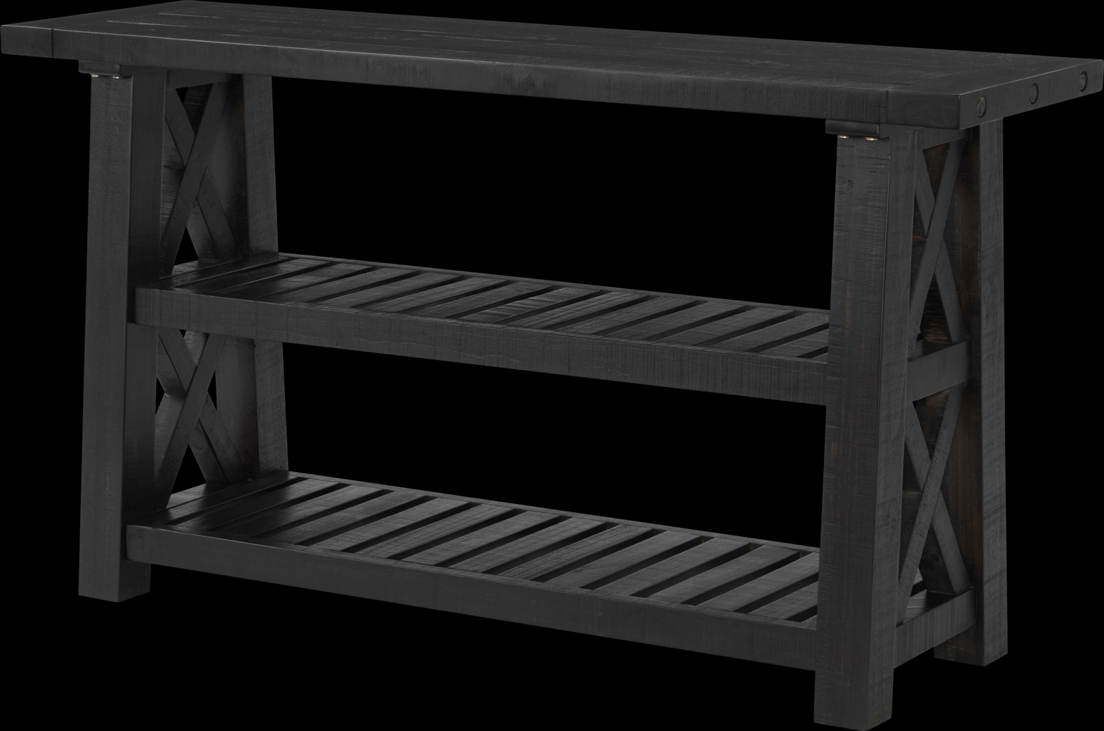 Almoure Way Black Sofa Table - Thumbnail - Image 1
