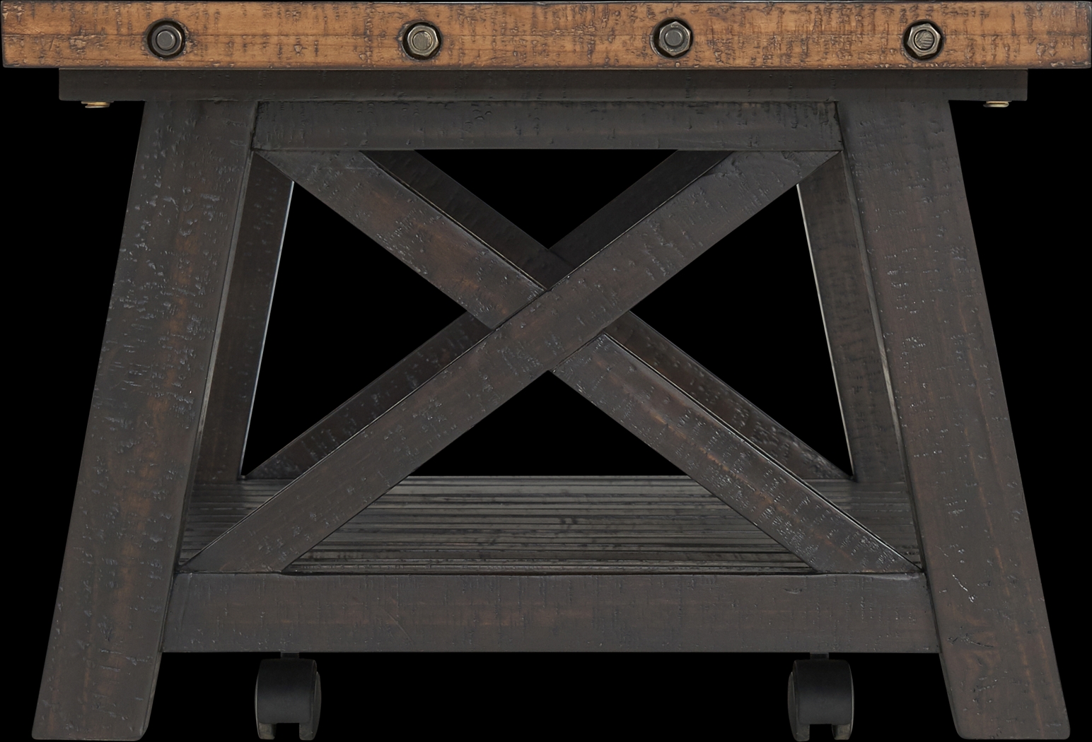 Almoure Way Brown Cocktail Table - Thumbnail - Image 2