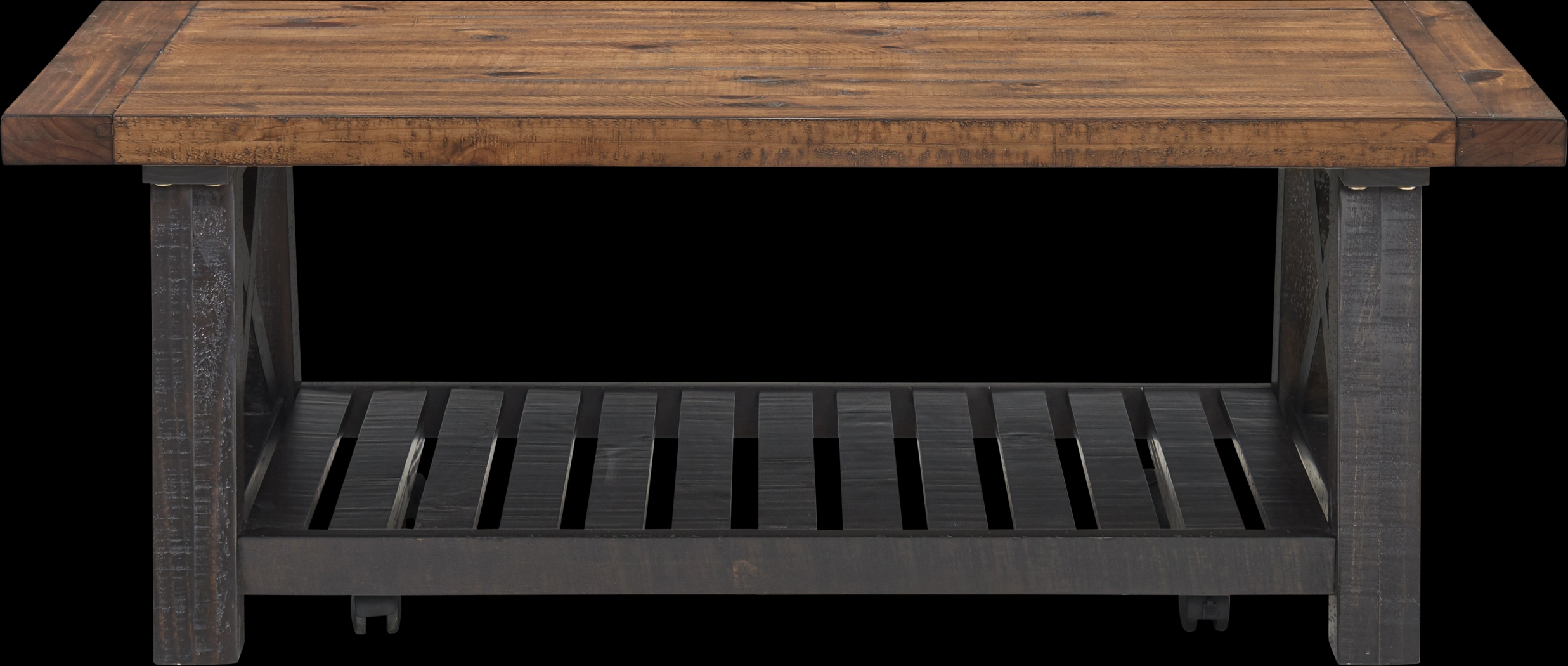 Almoure Way Brown Cocktail Table - Thumbnail - Image 1