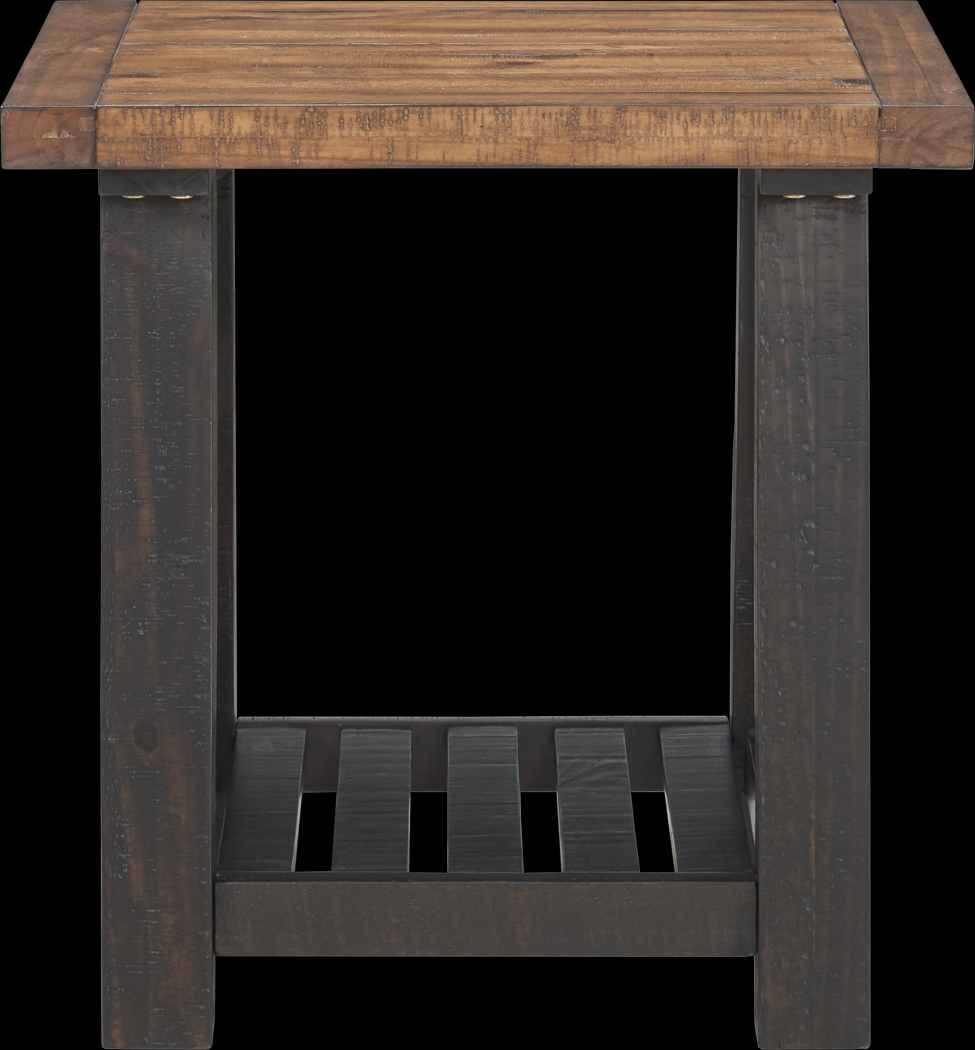 Almoure Way Brown End Table - Thumbnail - Image 4