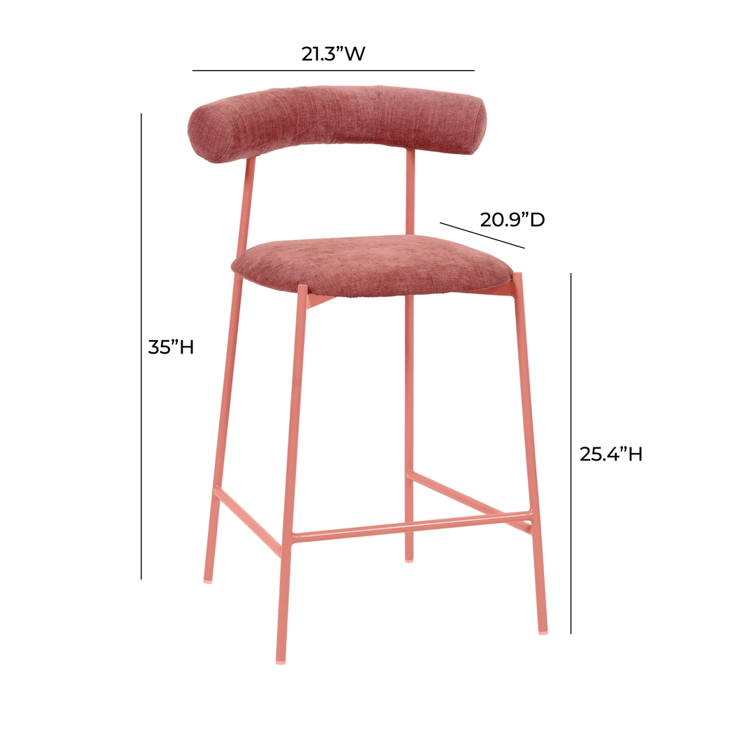 Almshouse Mauve Counter Stool - Thumbnail - Image 5