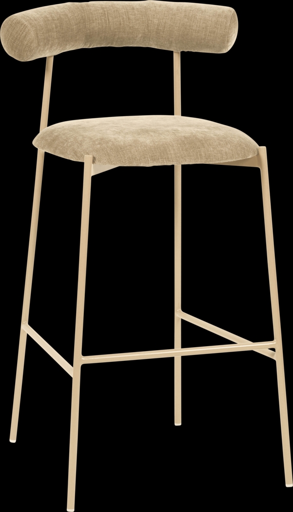 Almshouse Taupe Barstool - Thumbnail - Image 1
