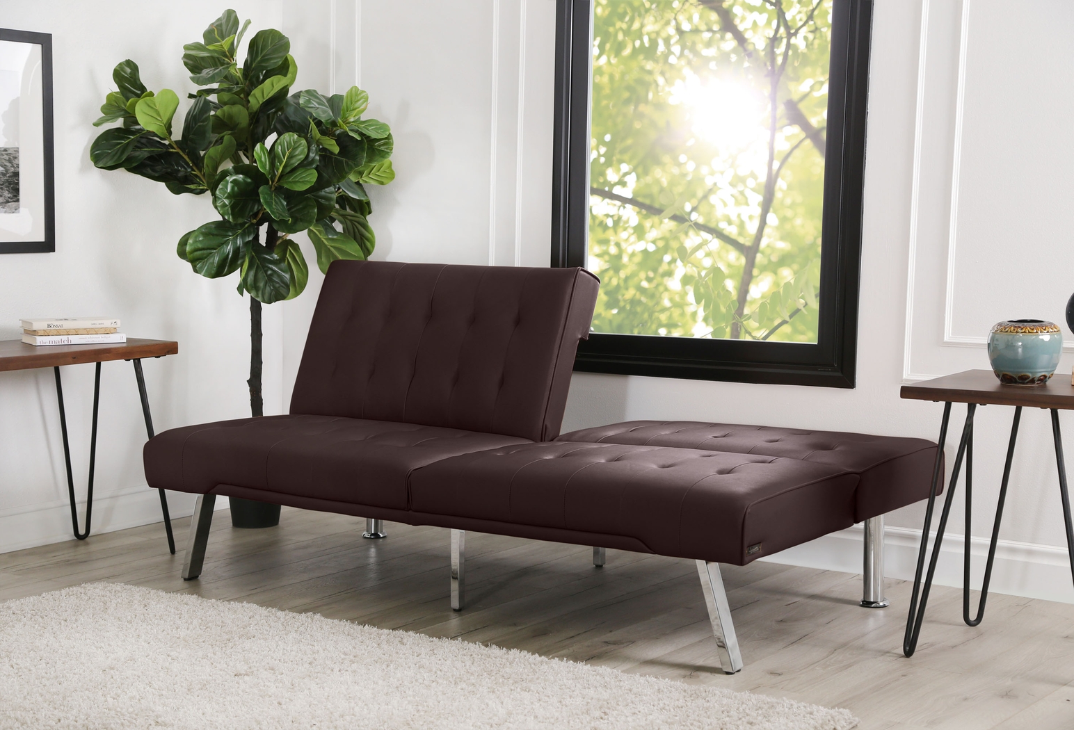 Alna Brown Futon - Thumbnail - Image 3