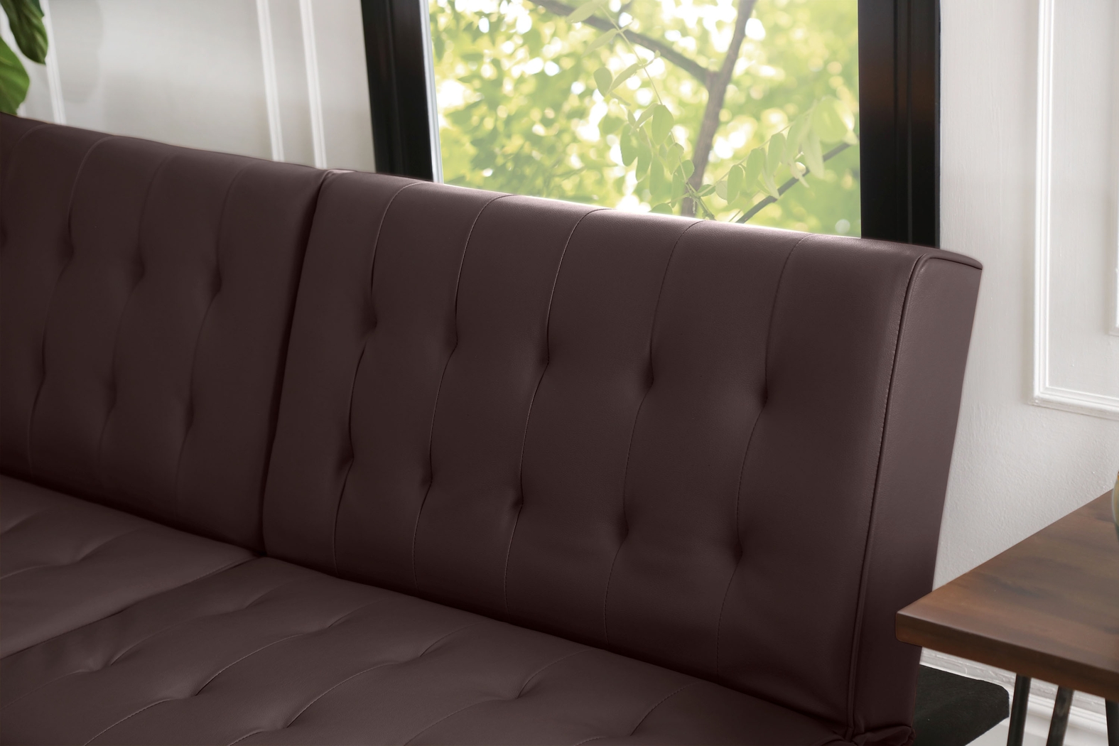 Alna Brown Futon - Thumbnail - Image 4