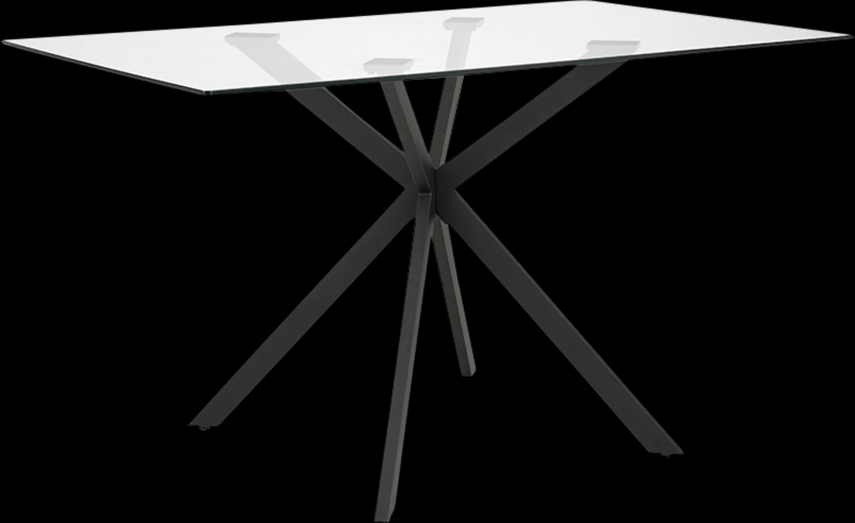 Alnoor Black Dining Table - Thumbnail - Image 1