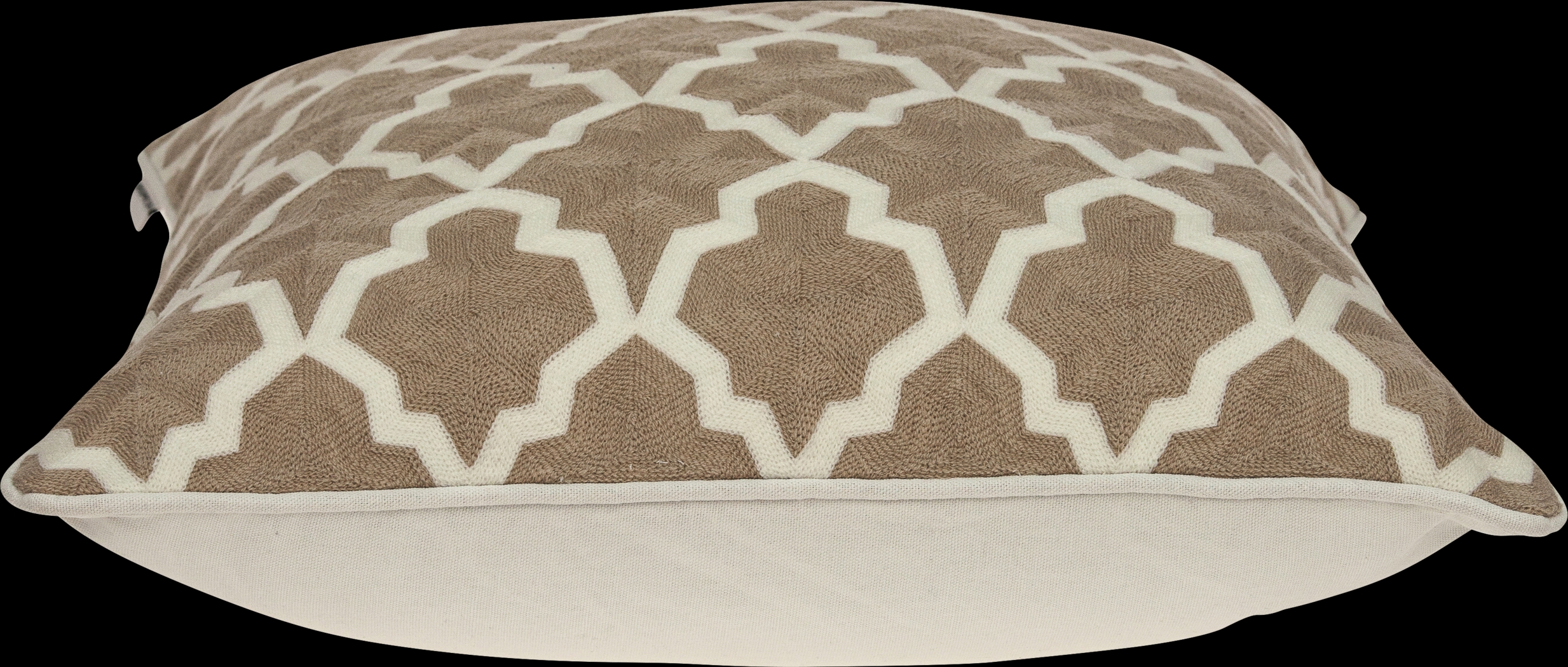 Aloin Beige Accent Pillow - Thumbnail - Image 3