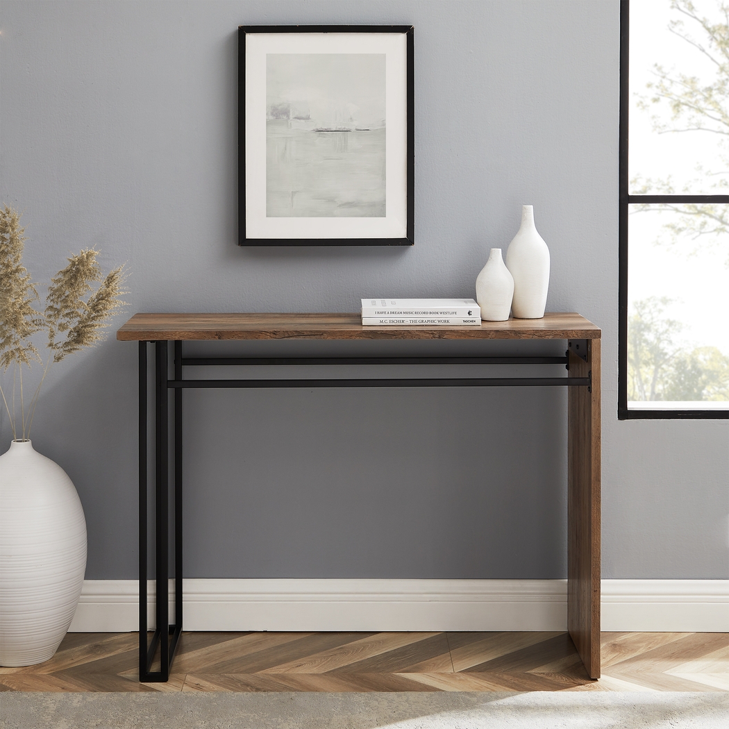 Alomar Brown Sofa Table - Thumbnail - Image 4