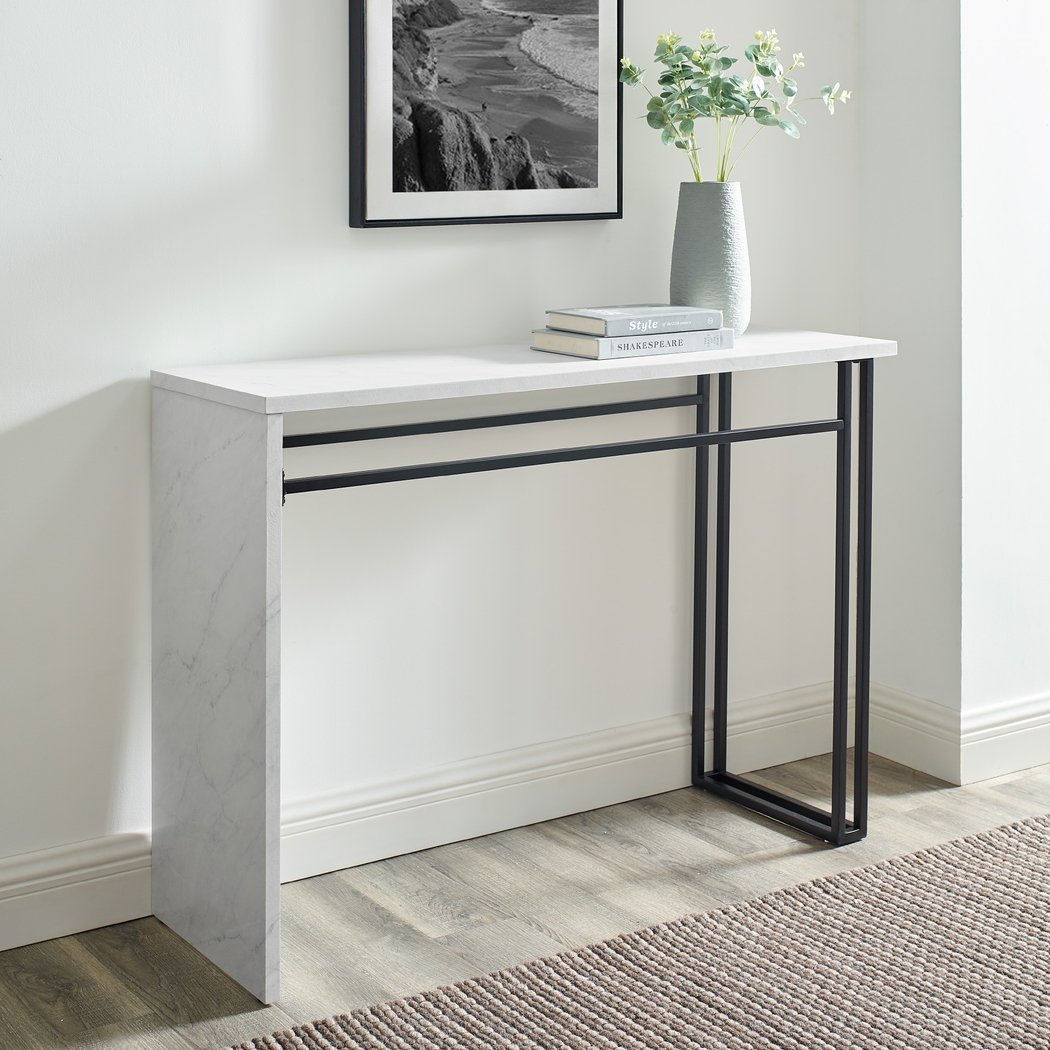 Alomar White Sofa Table - Thumbnail - Image 4