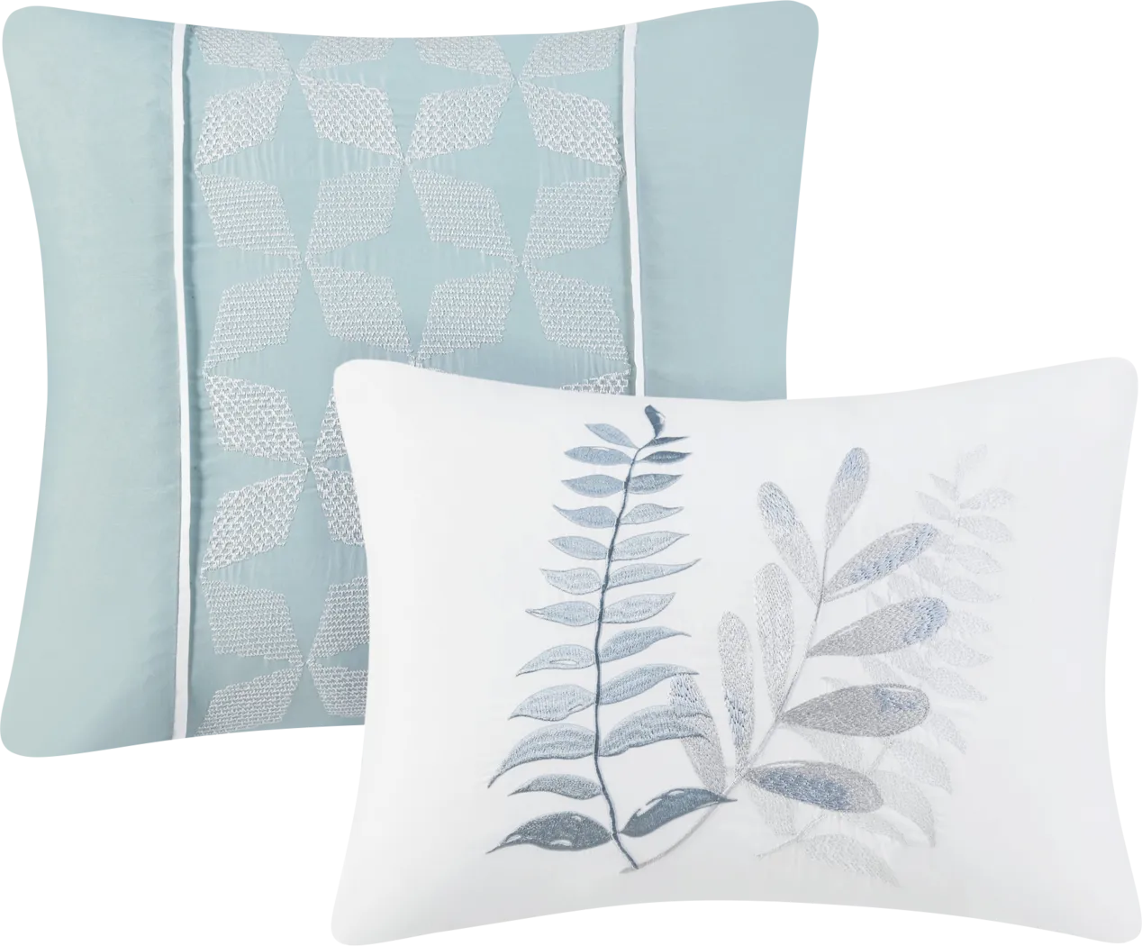 Alomost Blue 5 Pc Full/Queen Comforter Set - Thumbnail - Image 12