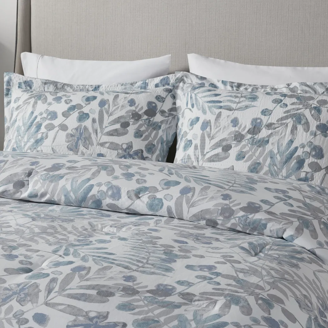Alomost Blue 5 Pc Full/Queen Comforter Set - Thumbnail - Image 4