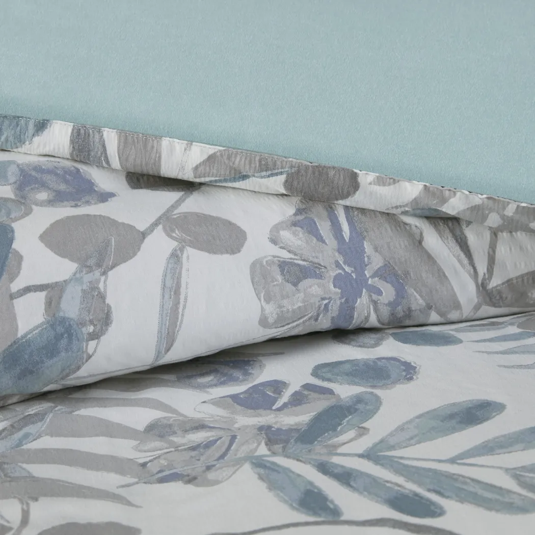 Alomost Blue 5 Pc Full/Queen Comforter Set - Thumbnail - Image 5