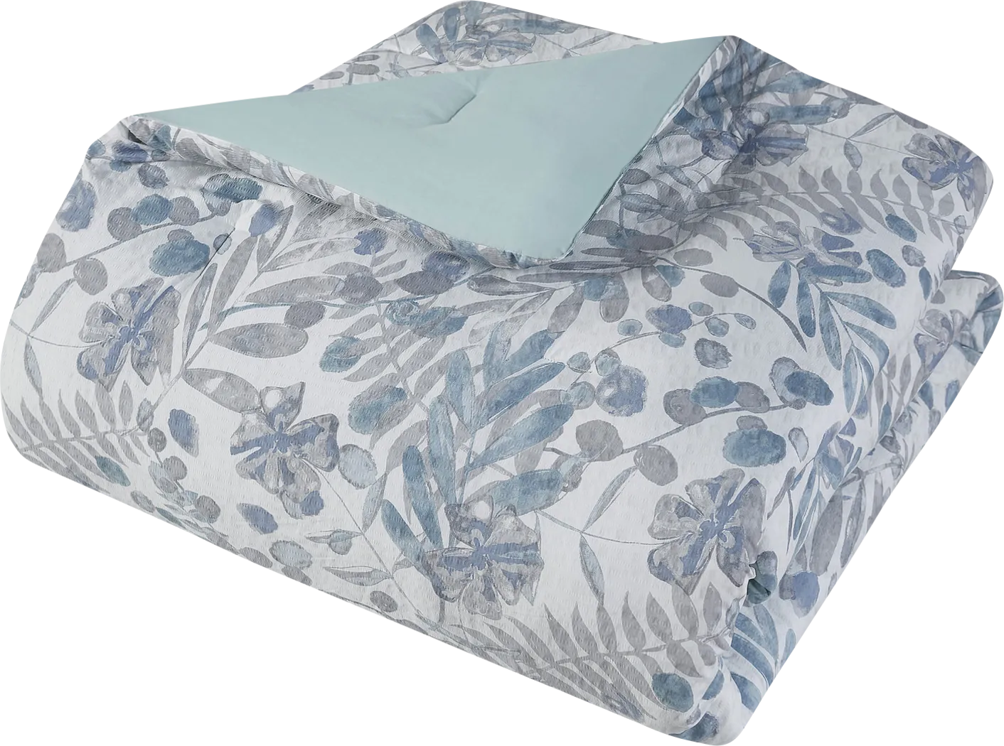 Alomost Blue 5 Pc Full/Queen Comforter Set - Thumbnail - Image 10