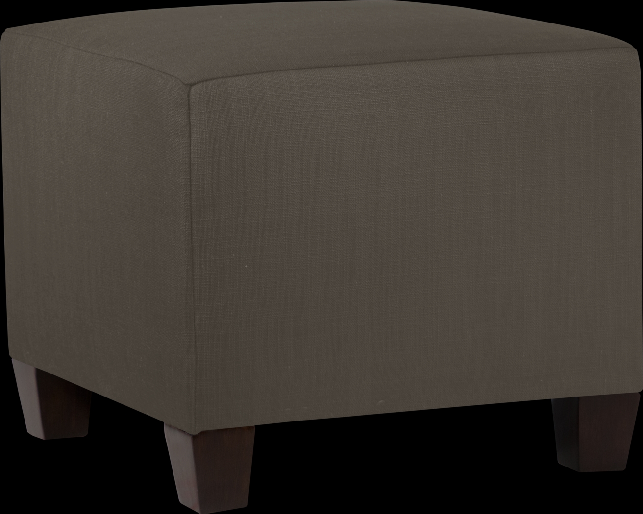 Alona Gray Ottoman - Thumbnail - Image 1