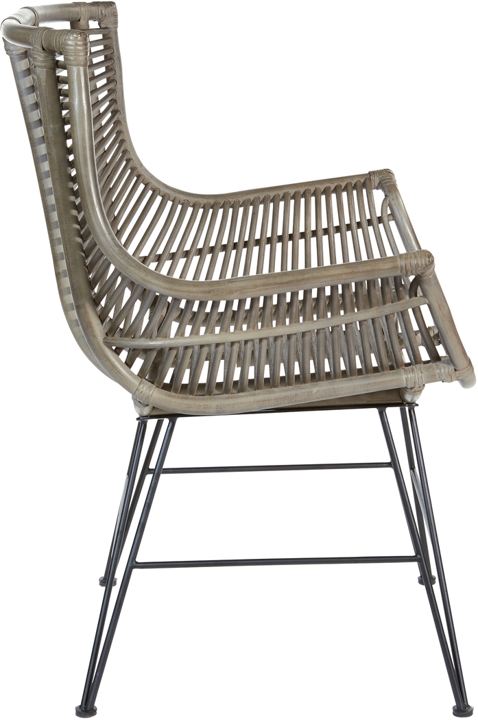 Alonan Gray Accent Chair - Thumbnail - Image 5