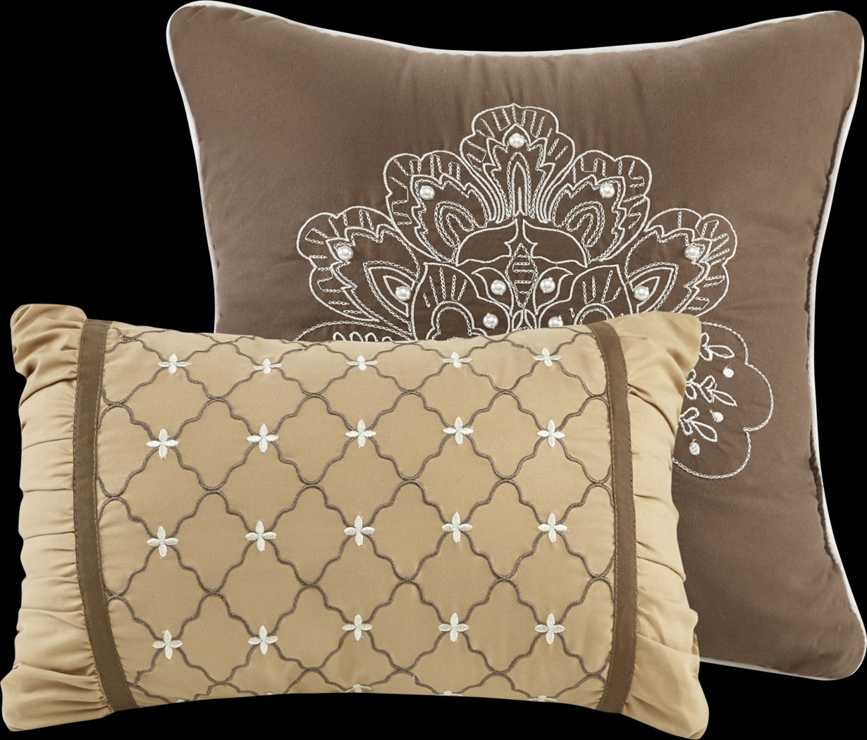 Alondria Brown 5 Pc Queen Bedspread Set - Thumbnail - Image 5