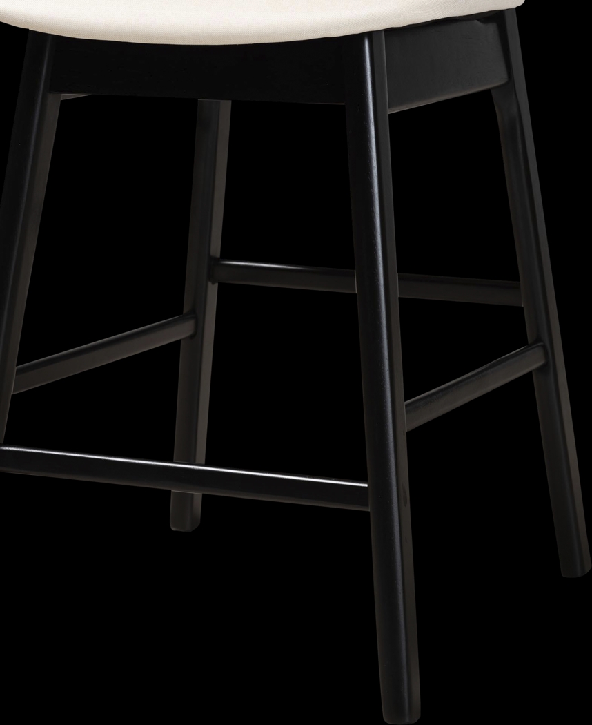 Alonesos Black Counter Stool, Set of 2 - Thumbnail - Image 7
