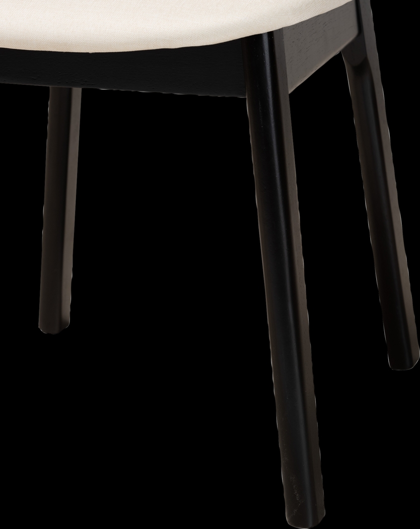 Alonesos Black Side Chair, Set of 2 - Thumbnail - Image 4