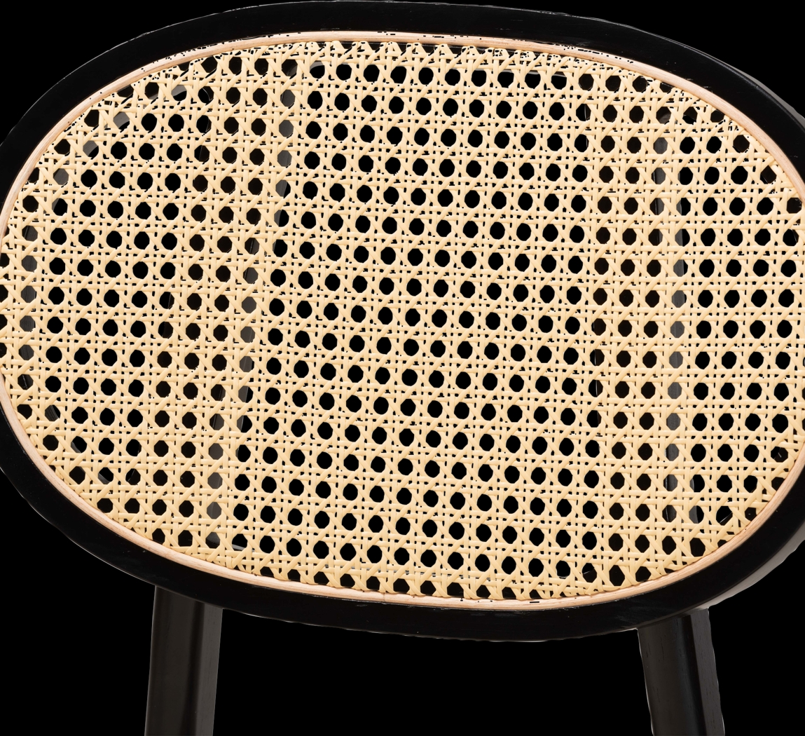 Alonesos Black Side Chair, Set of 2 - Thumbnail - Image 5